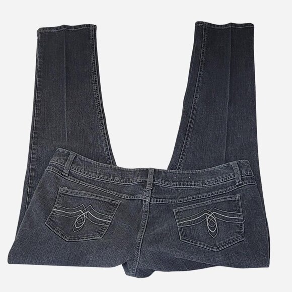 So Black Straight Leg Jeans | W36 L30 | Classic Wardrobe Staple - Picture 2 of 6